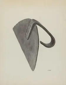 Oven Scraper, c. 1939. Creator: Jacob Lipkin