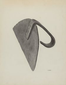 Oven Scraper, c. 1939. Creator: Jacob Lipkin
