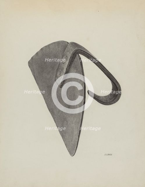 Oven Scraper, c. 1939. Creator: Jacob Lipkin.