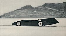 Over 300 miles an hour on the Salt Flats, Bonneville, Utah 1937