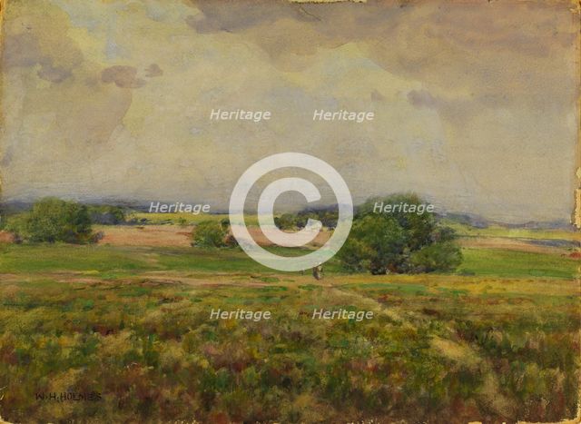 Over the Maryland Fields, n.d. Creator: William Henry Holmes.