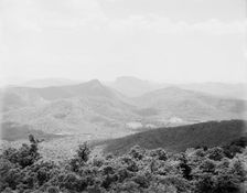 Over the mts. from Mt. Toxaway, Sapphire, N.C., between 1895 and 1910. Creator: Unknown