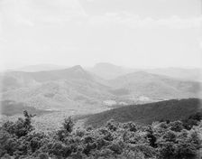 Over the mts. from Mt. Toxaway, Sapphire, N.C., between 1895 and 1910. Creator: Unknown