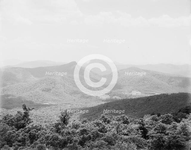 Over the mts. from Mt. Toxaway, Sapphire, N.C., between 1895 and 1910. Creator: Unknown.