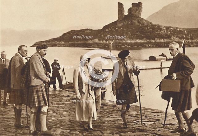 'Over the Sea to Skye' - landing in Skye from the yacht 'Golden Hind', 1933 (1937). Creator: Unknown.