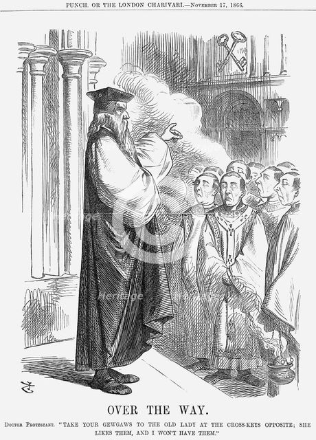 'Over The Way', 1866. Creator: John Tenniel.