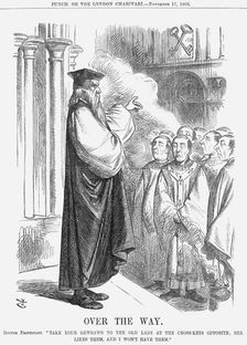 Over The Way 1866. Artist: John Tenniel