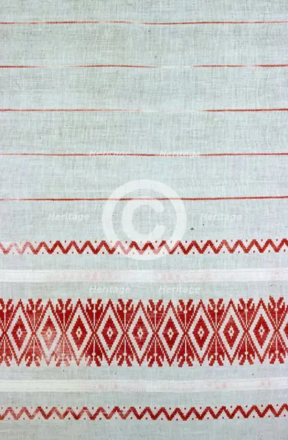 Over Towel Section, Sweden, c. 1775. Creator: Unknown.