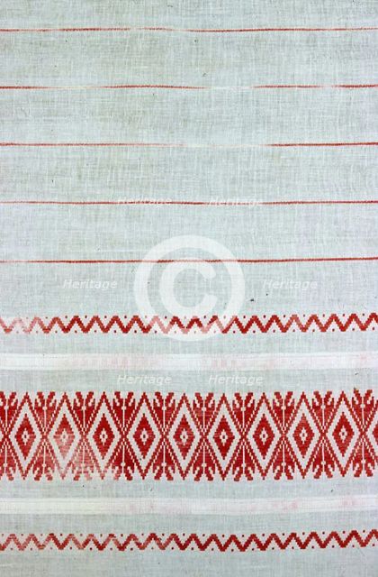 Over Towel Section, Sweden, c. 1775. Creator: Unknown.