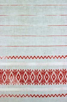 Over Towel Section, Sweden, c. 1775. Creator: Unknown