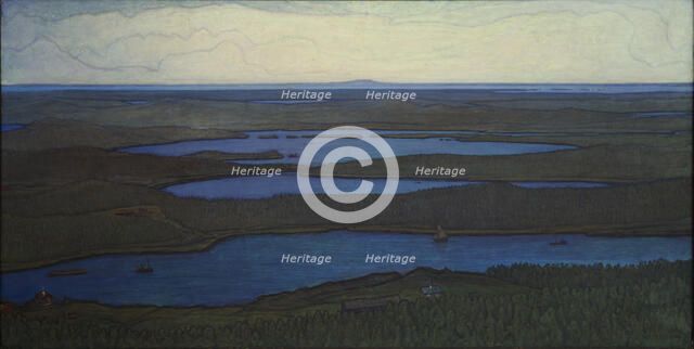 Over Forest and Lake, 1908.