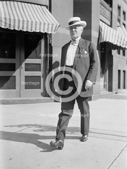 Overman, Lee Slater, Senator from North Carolina, 1903-1933, 1914. Creator: Harris & Ewing.