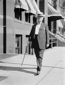 Overman, Lee Slater, Senator from North Carolina, 1903-1933, 1914. Creator: Harris & Ewing
