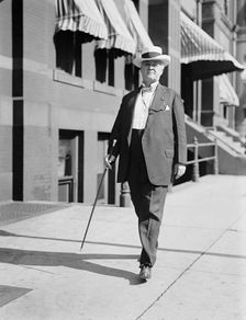 Overman, Lee Slater, Senator from North Carolina, 1903-1933, 1914. Creator: Harris & Ewing