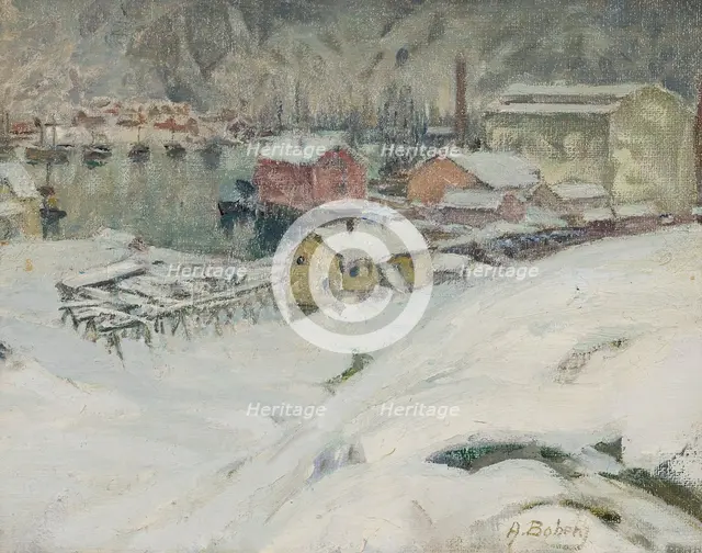 Overcast Weather. Study from North Norway. Creator: Anna Katarina Boberg.