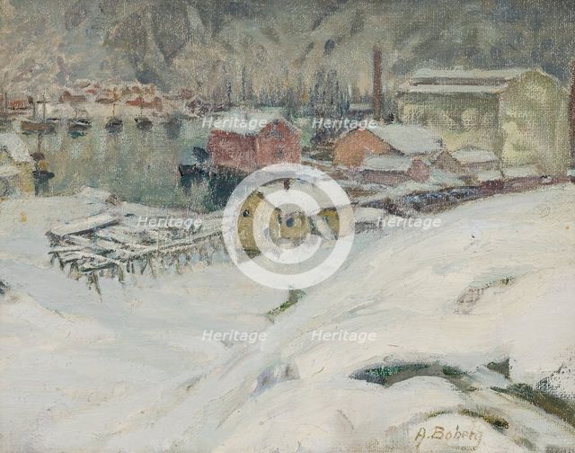 Overcast Weather. Study from North Norway. Creator: Anna Katarina Boberg.