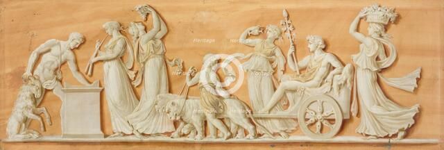 Overdoor Painting, 1790s. Creator: Pierre Rousseau (French, 1751-1829).