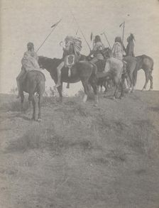 Overlooking the Little Horn, 1908. Creator: Edward Sheriff Curtis