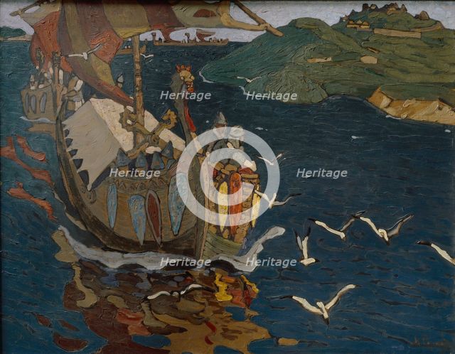 Overseas Guests, 1902. Artist: Roerich, Nicholas (1874-1947)
