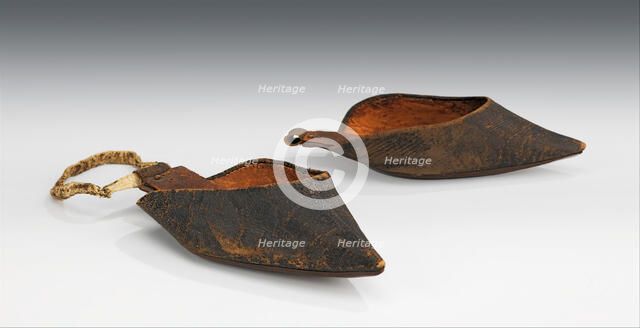 Overshoes, European, 1790-1810. Creator: Unknown.