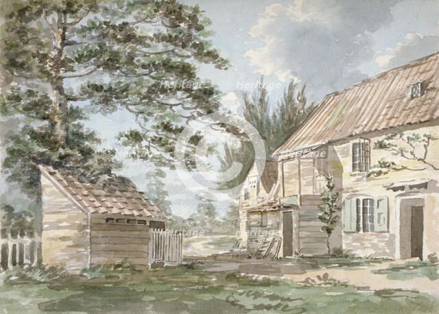 Overshot mill near Greenford, Middlesex, 1797. Artist: George Shepherd