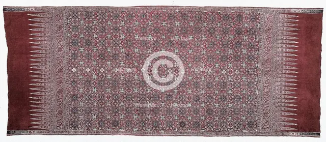 Oversize Hip Wrapper (tapis), mid-1700s. Creator: Unknown.