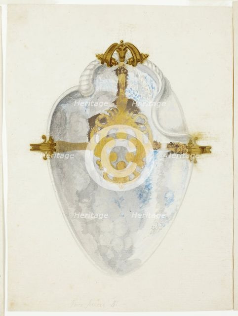 Overview of Shell with Medici Coat of Arms, n.d. Creator: Giuseppe Grisoni.