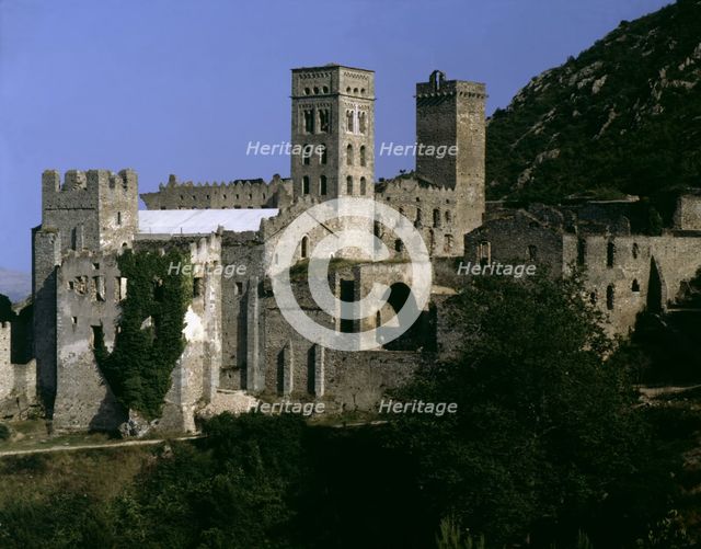 Overview of the Monastery of Sant Pere de Roda.