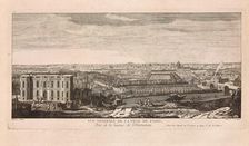 Overview of the city of Paris, from the top of the Observatory, c1750. Creator: Rigaud, Jean-Baptiste (1720-?)