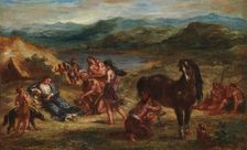 Ovid among the Scythians, 1862. Creator: Eugene Delacroix