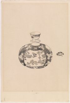 Oviform Ginger-Jar with Bell-Shaped Cover, 1878. Creator: James Abbott McNeill Whistler