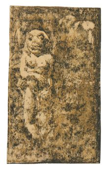 Oviri, 1894. Creator: Paul Gauguin