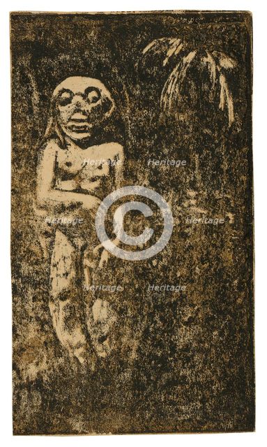 Oviri, 1894. Creator: Paul Gauguin.