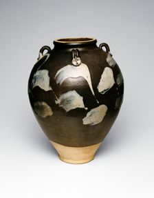 Ovoid Jar, Tang dynasty (618-907), 8th/9th century. Creator: Unknown