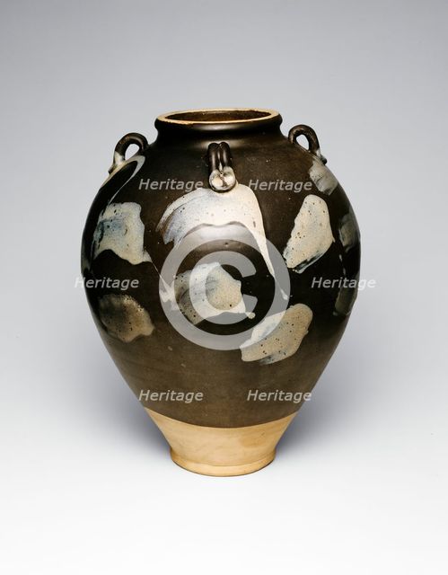 Ovoid Jar, Tang dynasty (618-907), 8th/9th century. Creator: Unknown.