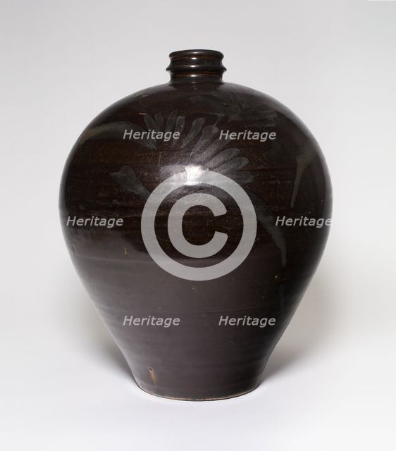 Ovoid Vase with Floral Sprays, Song dynasty (960-1279). Creator: Unknown.