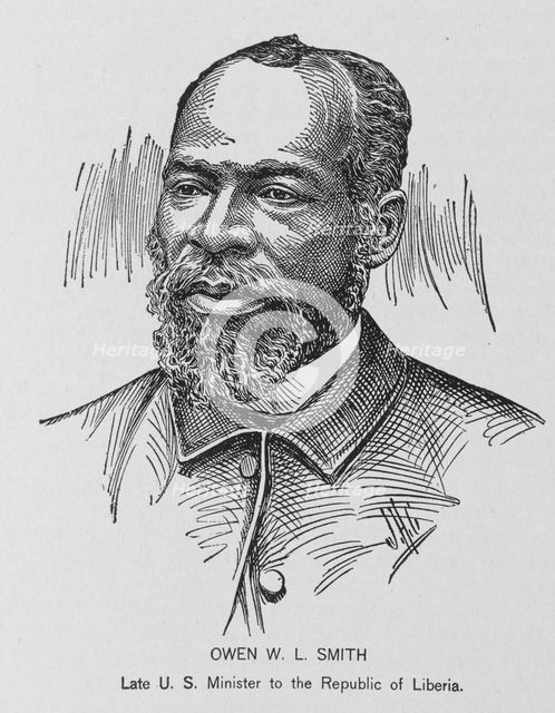 Owen W.L. Smith; Late U.S. Minister to the Republic of Liberia, 1902. Creator: J. H. Cunningham.