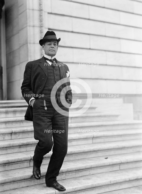 Owen, Robert Latham, Senator from Oklahoma, 1907-1925, 1914. Creator: Harris & Ewing.