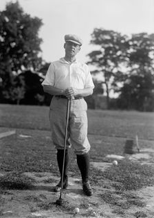 Owen, Robert Latham, Senator from Oklahoma, 1907-1925 - Golfing, 1917. Creator: Harris & Ewing