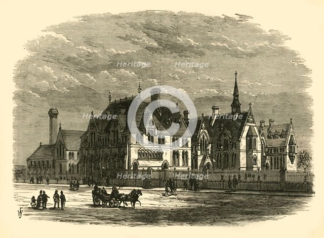 'Owens College', 1898. Creator: Unknown.