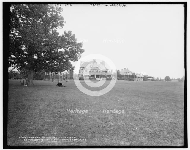 Owensia i.e. Onwentsia Golf Club, Lake Forest, Ill., c1901. Creator: William H. Jackson.
