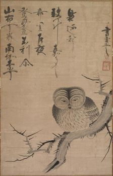 Owl, 1630-1640. Creator: Bensaku Tsuda (Japanese)