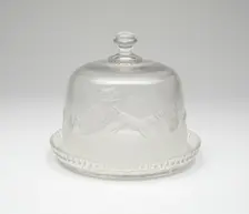 Owl and Pussycat covered tray, 1870/1900. Creator: Unknown