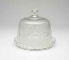 Owl and Pussycat covered tray, 1870/1900. Creator: Unknown
