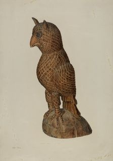 Owl, c. 1942. Creator: Hester Duany