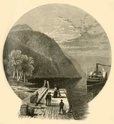 Owl's Head Landing 1874. Creators: John Douglas Woodward, Frederick William Quartley