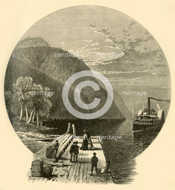 'Owl's Head Landing', 1874.  Creators: John Douglas Woodward, Frederick William Quartley.