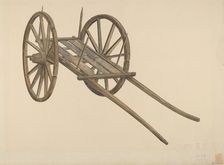 Ox Cart, 1935/1942. Creator: Wilbur M Rice