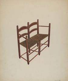 Ox Cart Chair, c. 1939. Creator: Wilbur M Rice