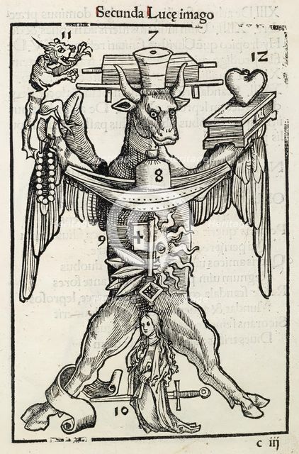 Ox, Gospel of Luke, 1502.  Creator: Petrus von Rosenheim.